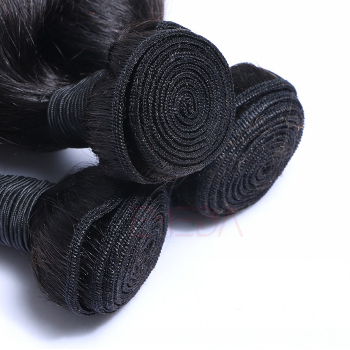 EMEDA Brazilian Virgin Hair Loose Wave Best Black hair EXtensions HW007